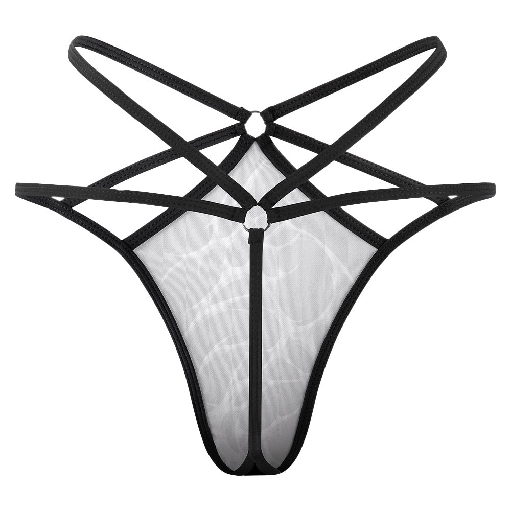 *Black Xrome Vital Flossy Thong