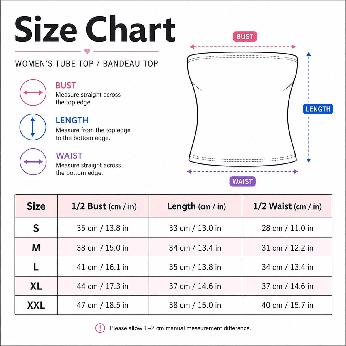 *Black Xrome GOMP Tube Top