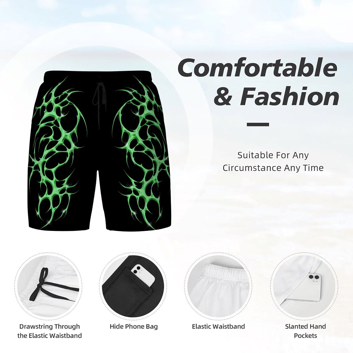 *Green Vital Men's Shorts