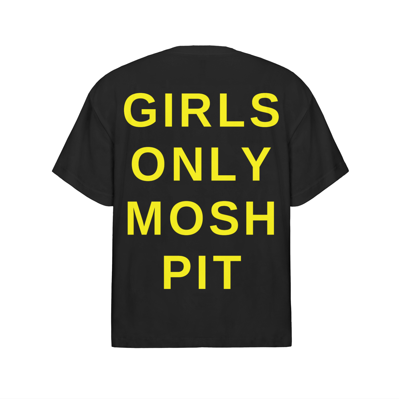 Yellow GOMP Oversized Cotton T-Shirt