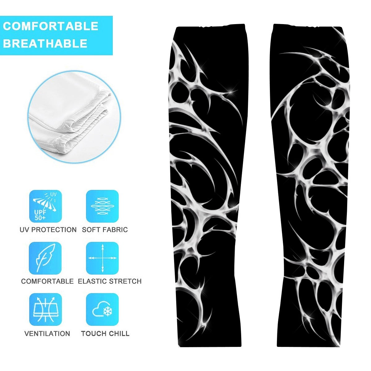 *Black Xrome Vital Arm Sleeves (Multiple sizes)