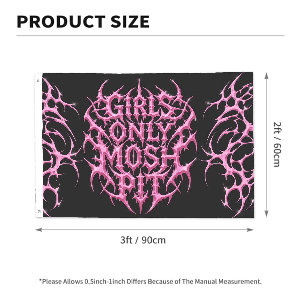 *Pink Vital GOMP Flag (36"x24")