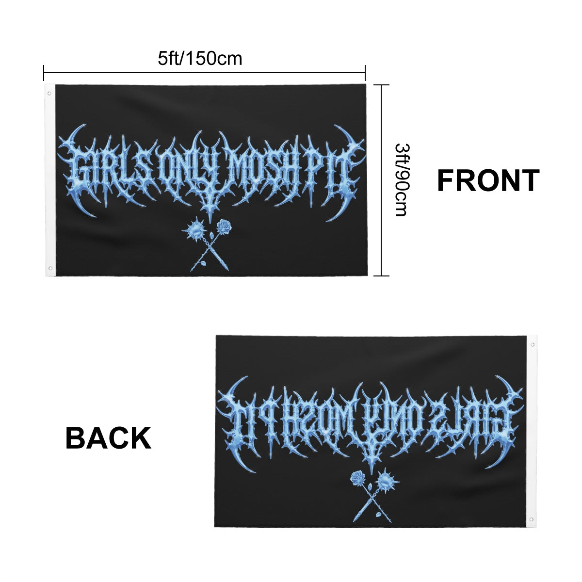 *Blue Vital GOMP Flag (60" x 36")
