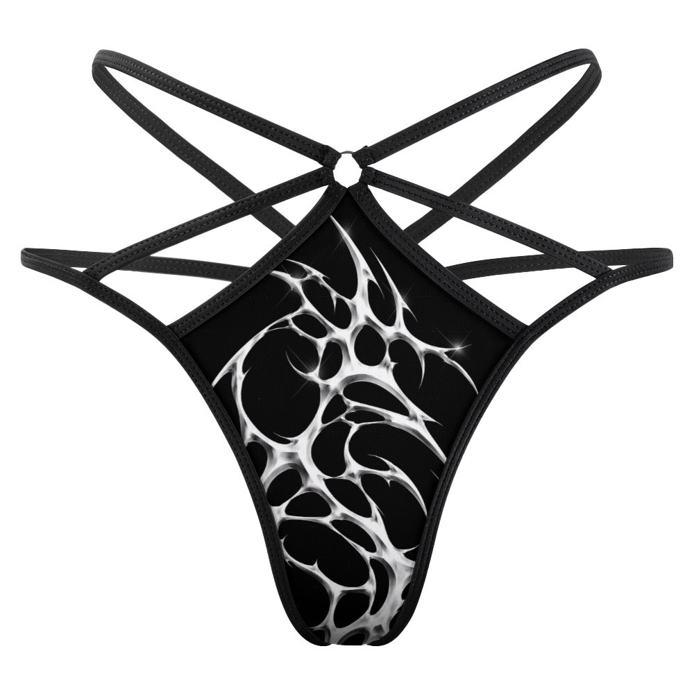 *Black Xrome Vital Flossy Thong