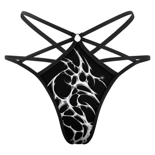 *Black Xrome Vital Flossy Thong