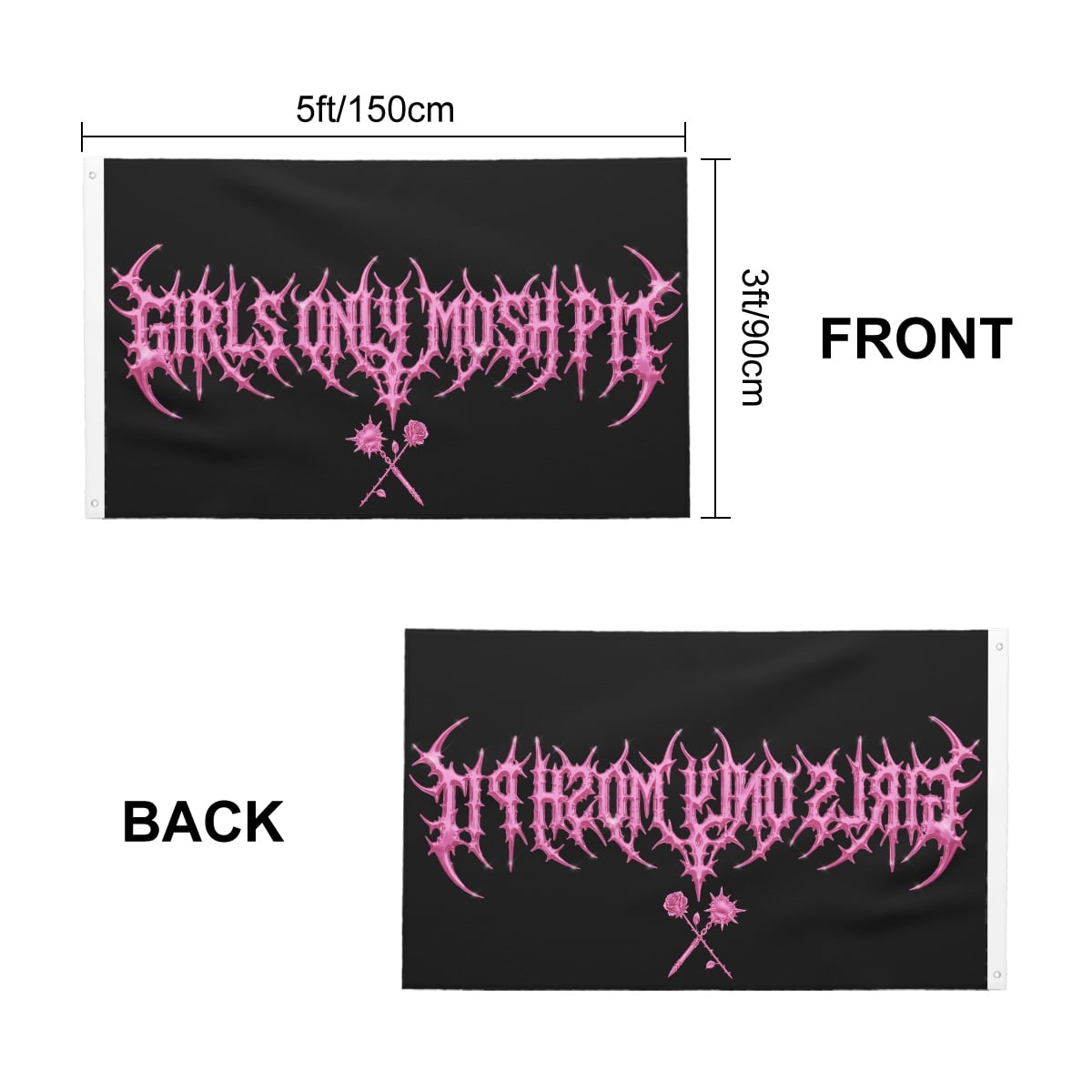 *Pink Vital GOMP Flag (60" x 36")