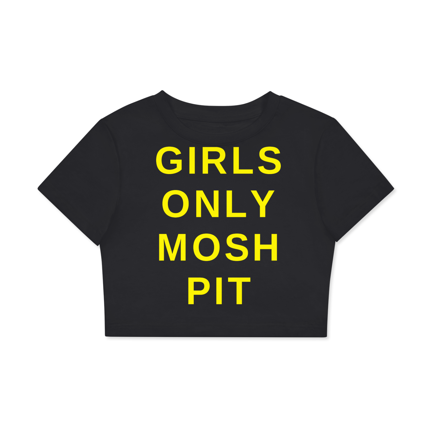 Yellow Classic GOMP Crop Top