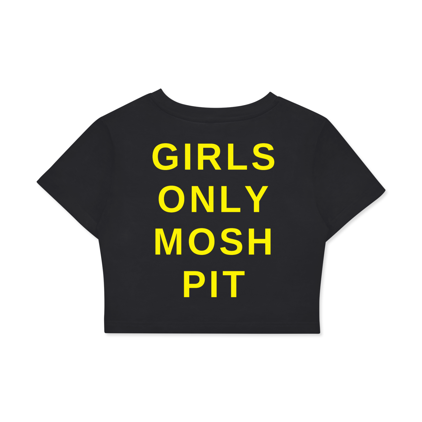 Yellow Classic GOMP Crop Top