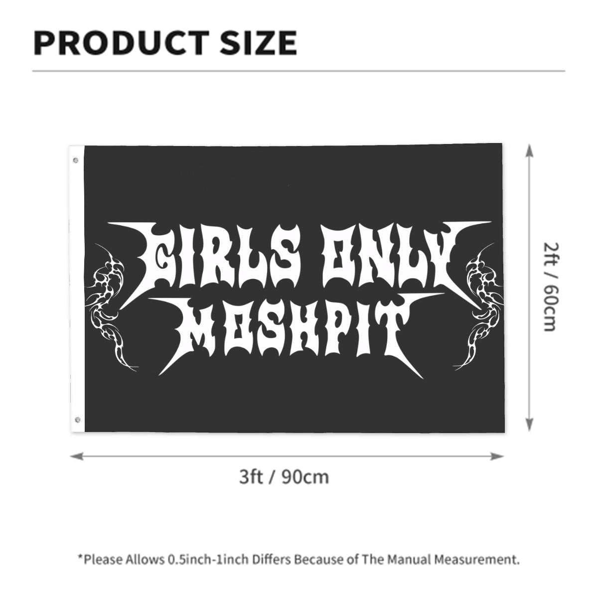 Black Dreamz GOMP Flag Double Sided (36"x24")