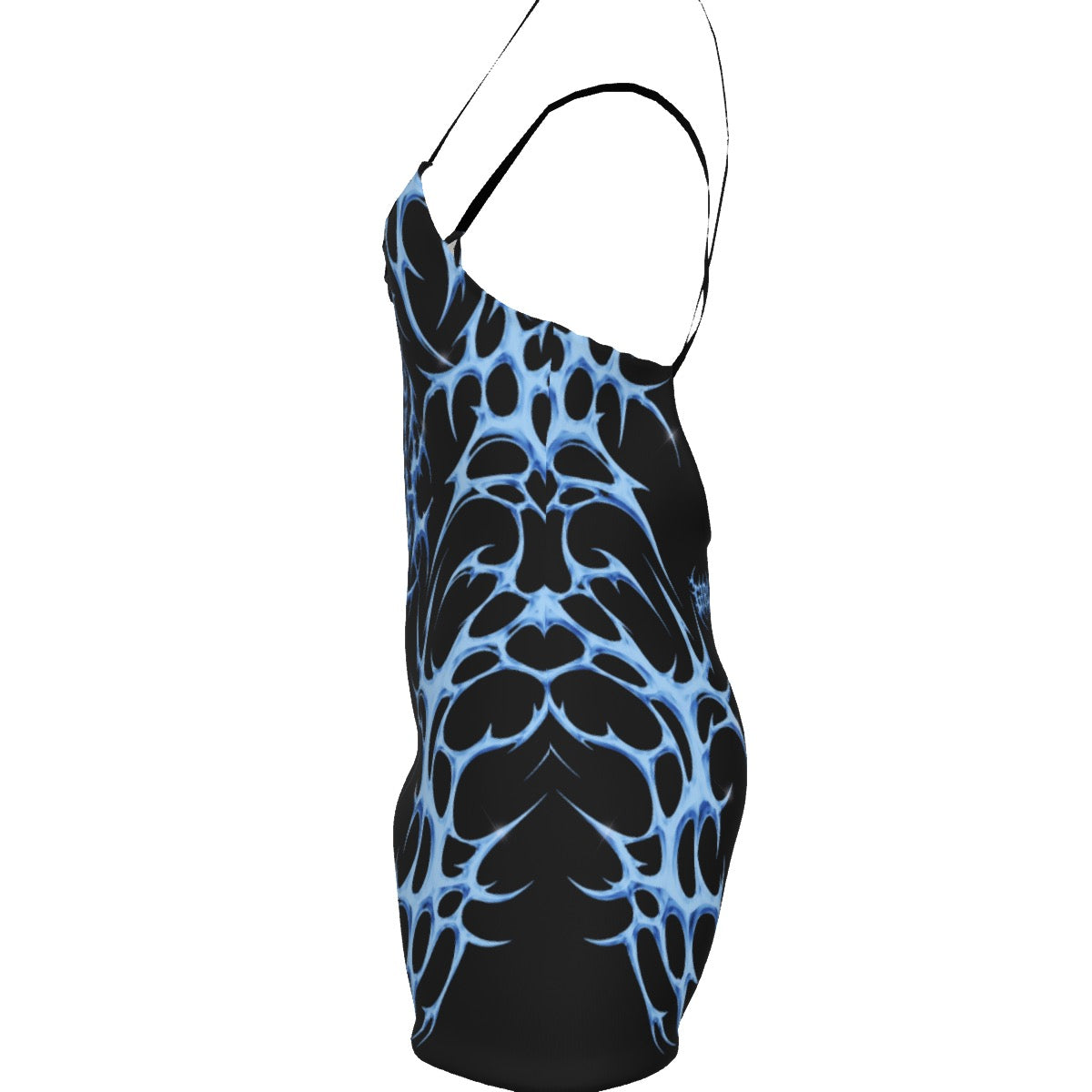 *Blue Vital GOMP Backless Romper