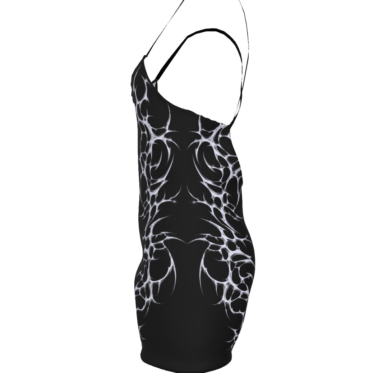 *Black Xrome Spiked Heart Flail Romper