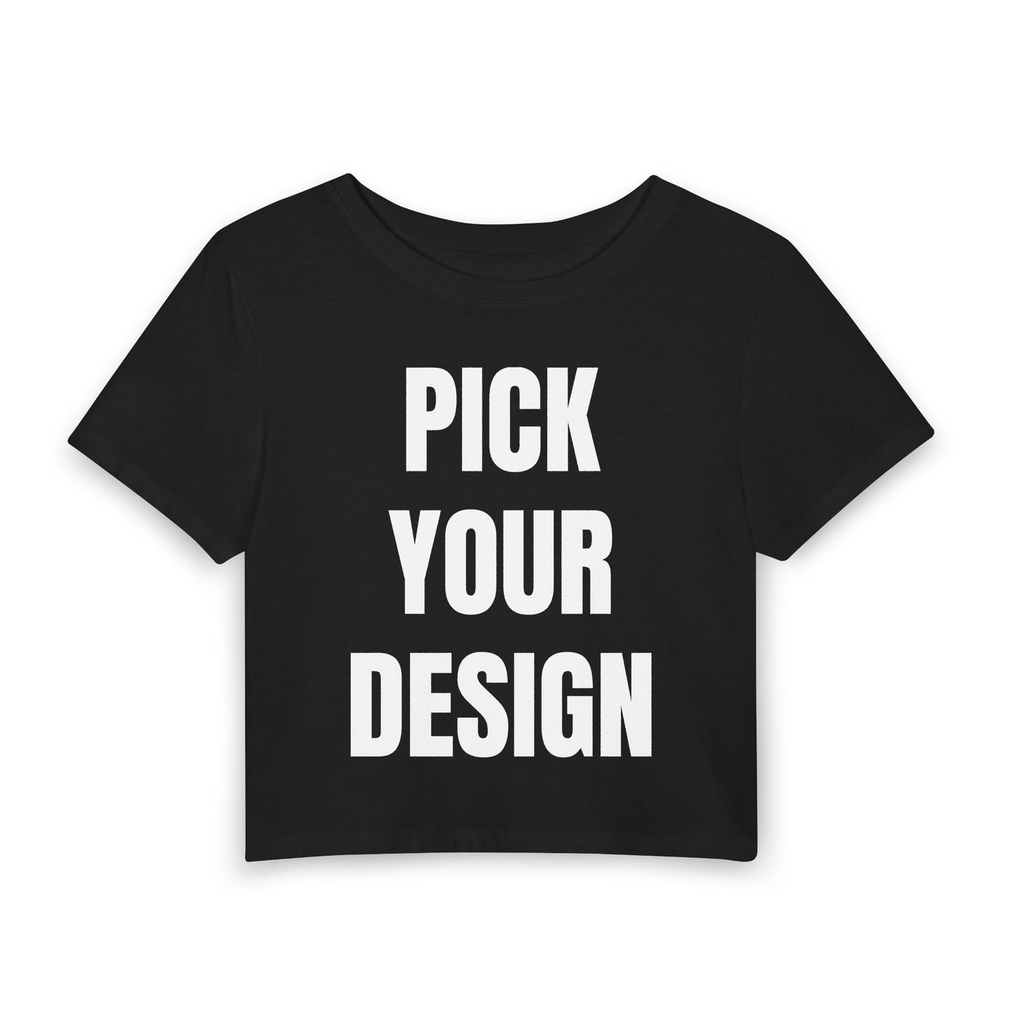 **Extended/Plus Size Crop Tee: Custom (XL-5XL)