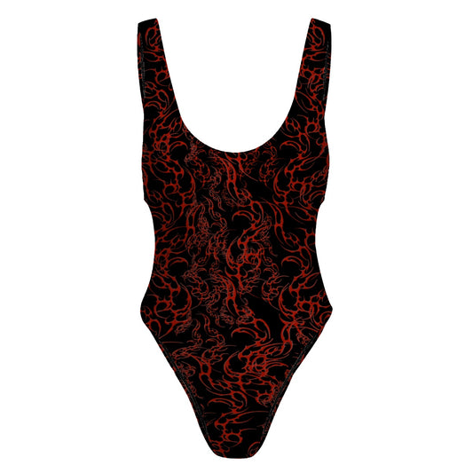 Red Dreamz HighCut One Piece Body Suit