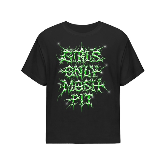Green  3D GOMP Oversized Cotton T-Shirt