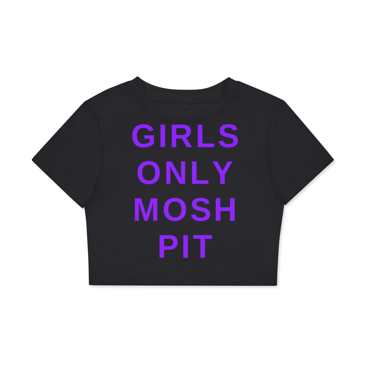Purple Classic GOMP Crop Top