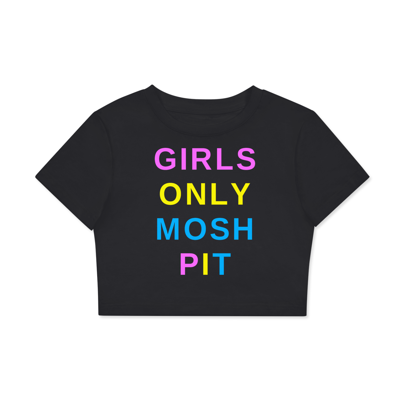 *GOMP Pan Colorway Crop Cotton T-Shirt