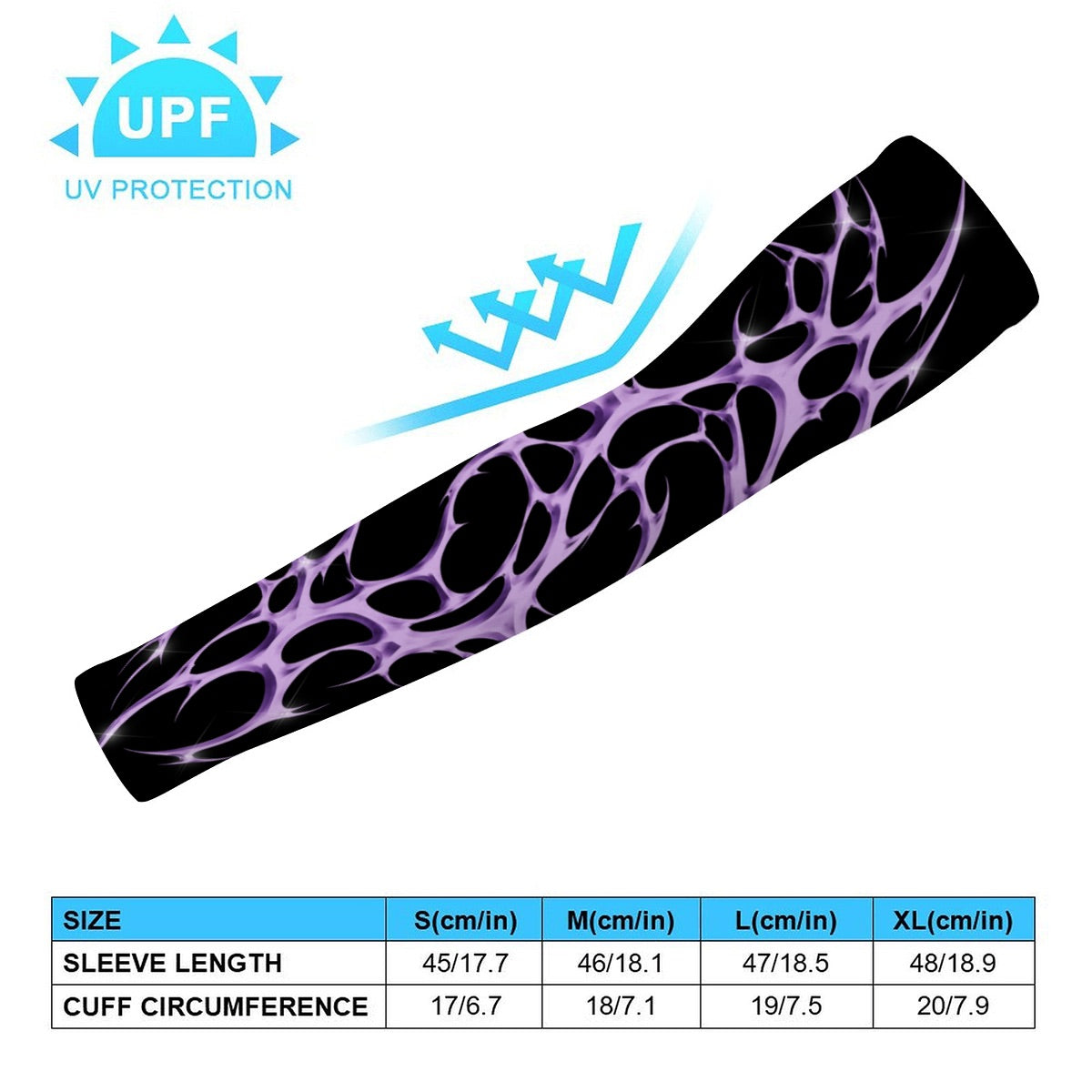 *Purple Vital Arm Sleeve (Multiple sizes)