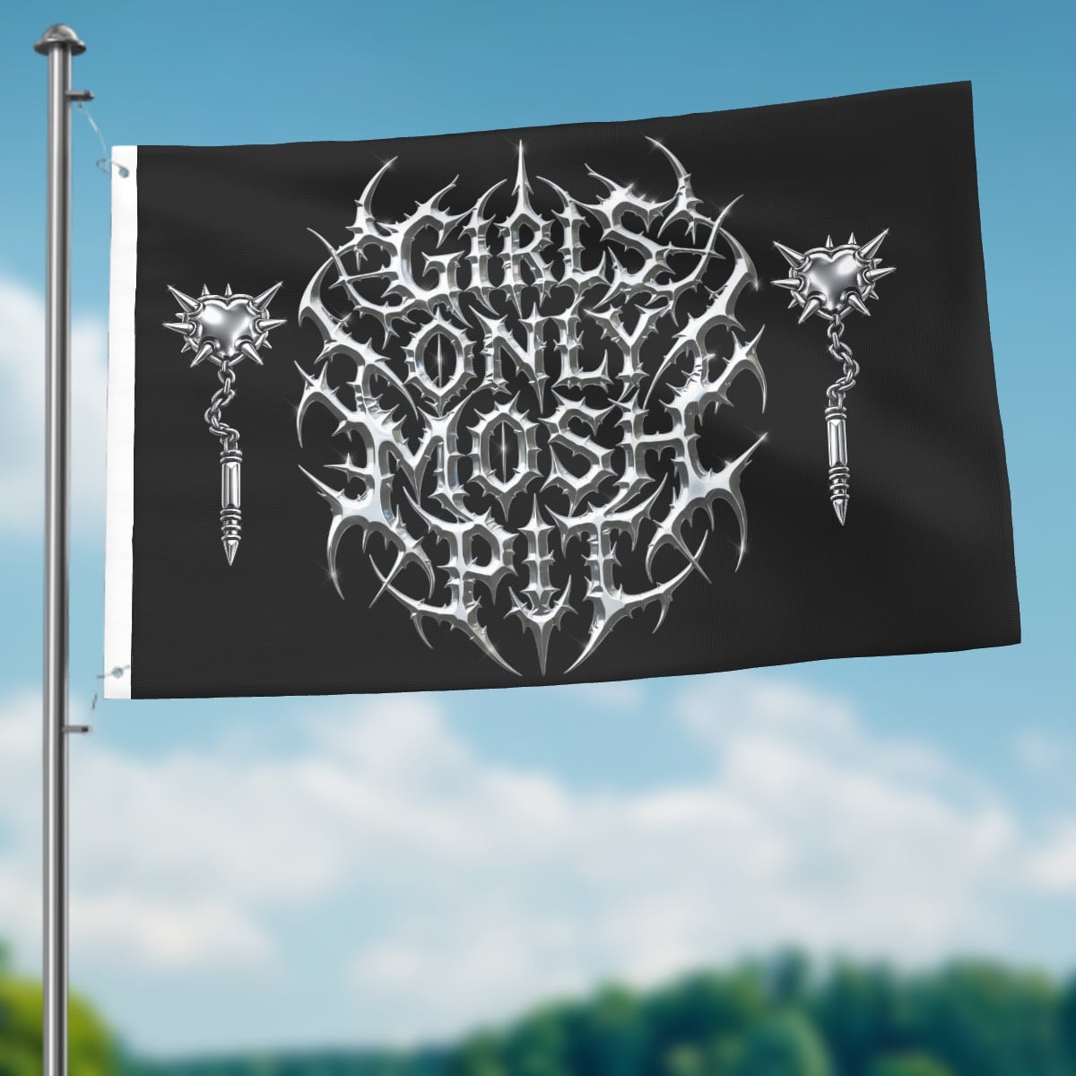 *Black Xrome Vital GOMP Flag (36"x24")