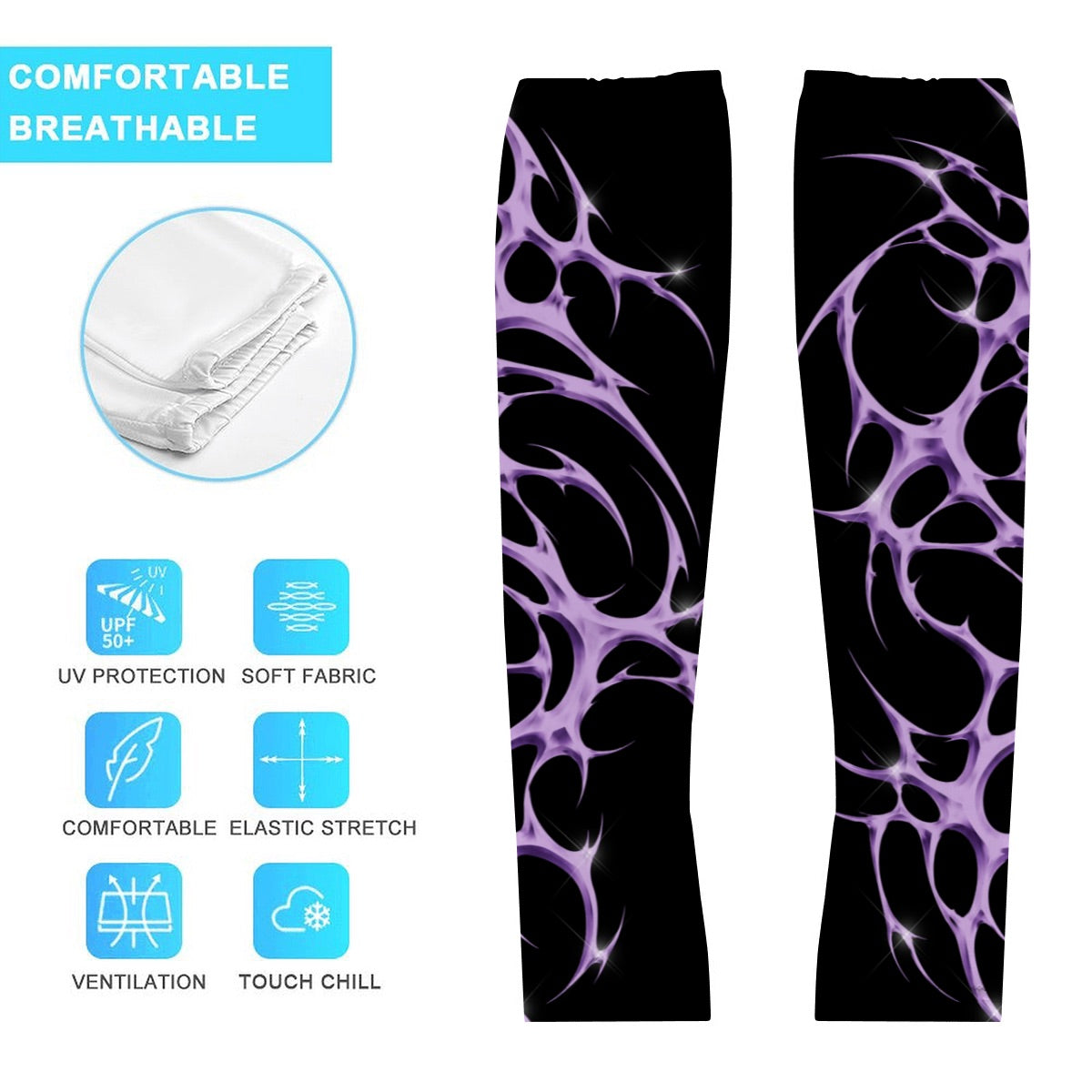 *Purple Vital Arm Sleeve (Multiple sizes)