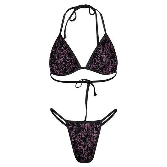 Pink Dreamz Thong Bikini Set