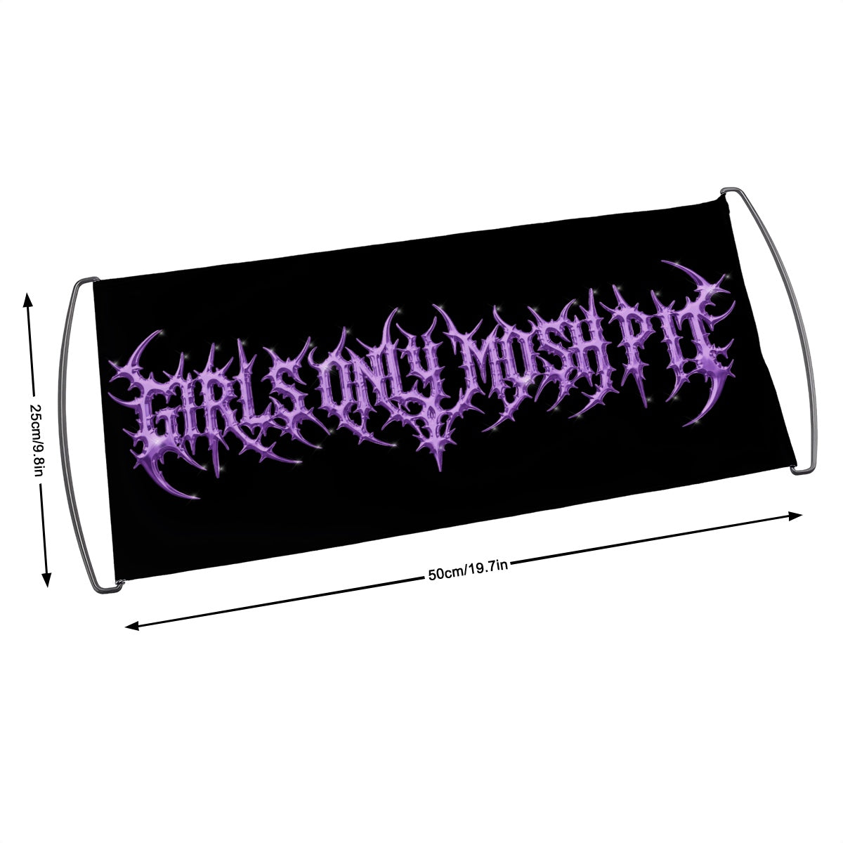 *Purple Vital GOMP Handheld Banner Flag