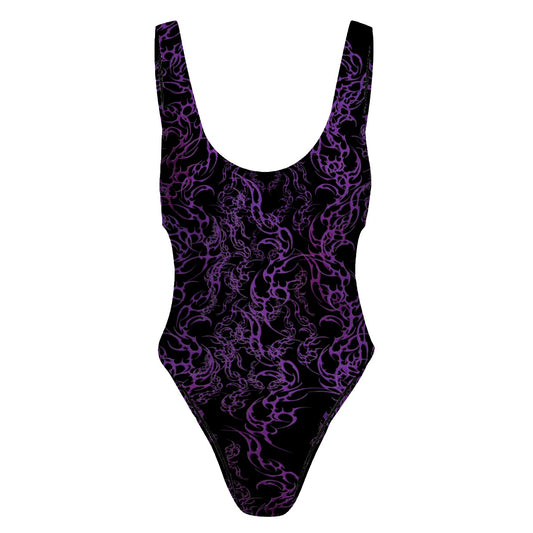 Purple Dreamz HighCut One Piece Body Suit