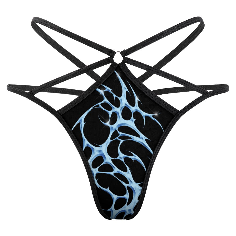 *Blue Vital Flossy Thong