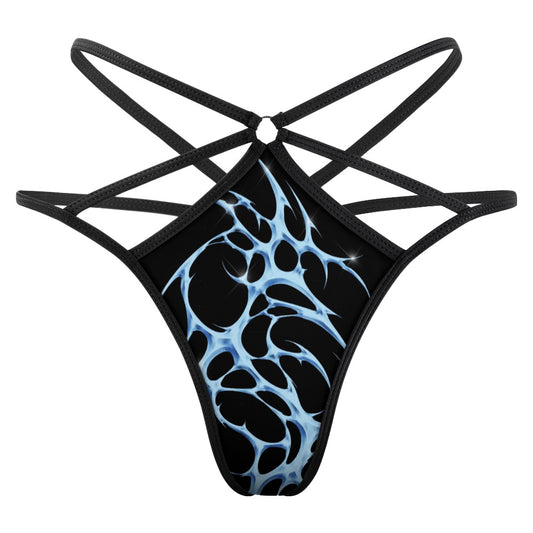 *Blue Vital Flossy Thong