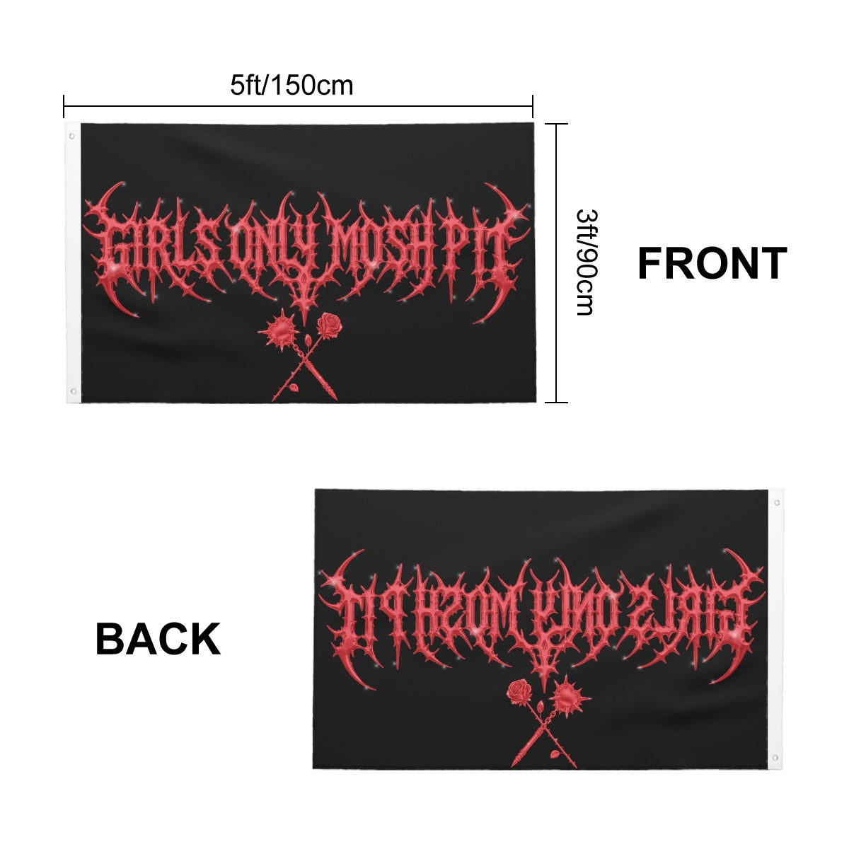 *Red Vital GOMP Flag (60" x 36")