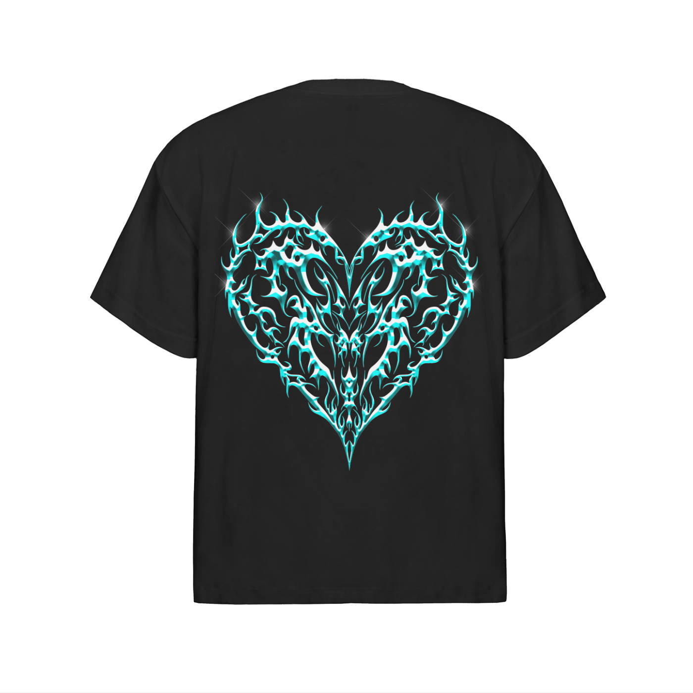 Blue Sky 3D GOMP Oversized Cotton T-Shirt