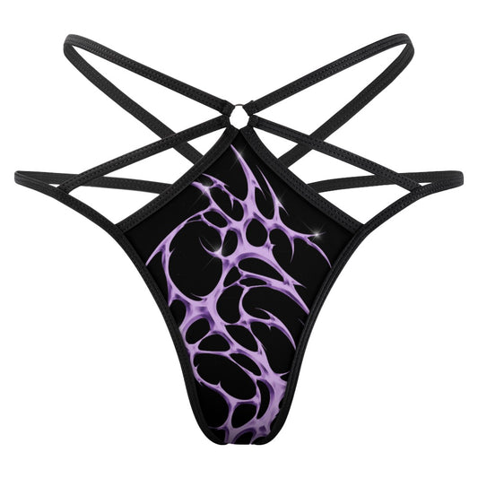 *Purple Vital Flossy Thong