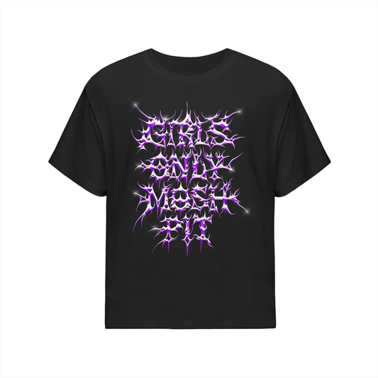 Purple  3D GOMP Oversized Cotton T-Shirt