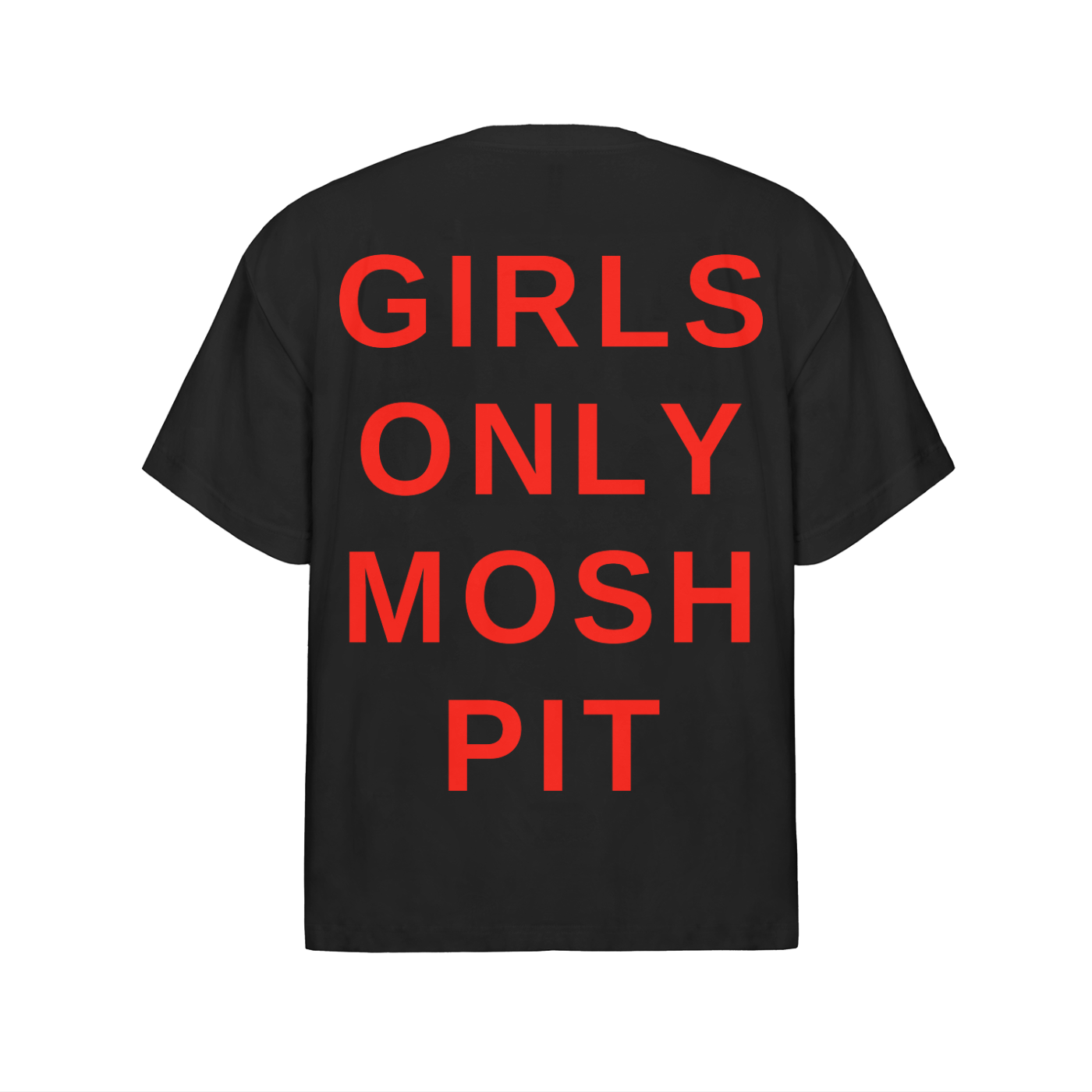 Red GOMP Oversized Cotton T-Shirt