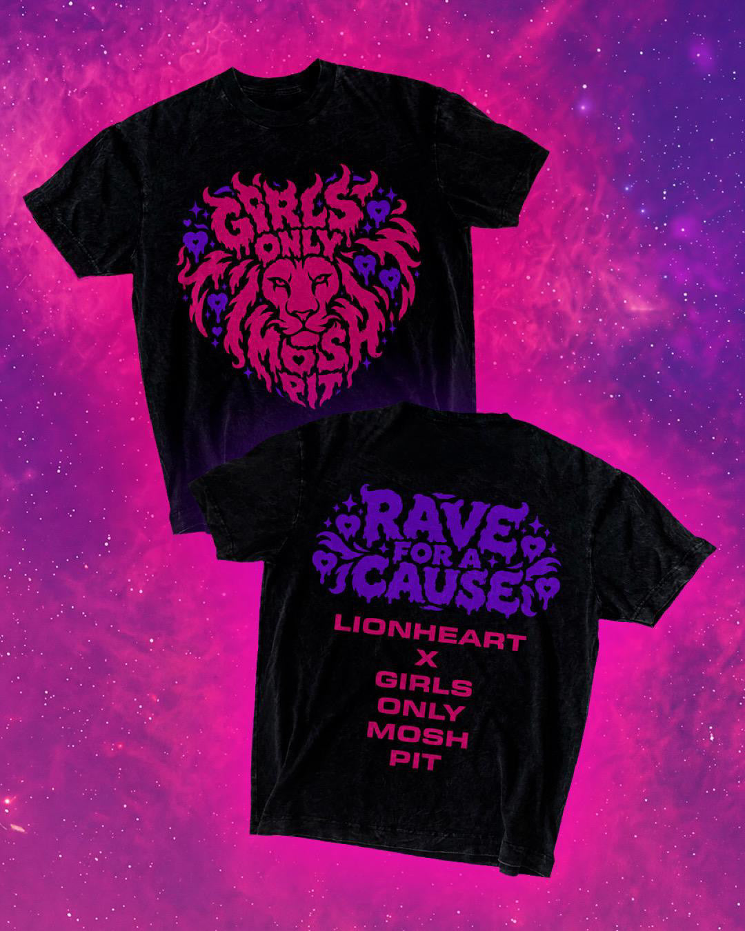 *1. Girls Only Mosh Pit x Lionheart Festival Merch Collab (pre-order)