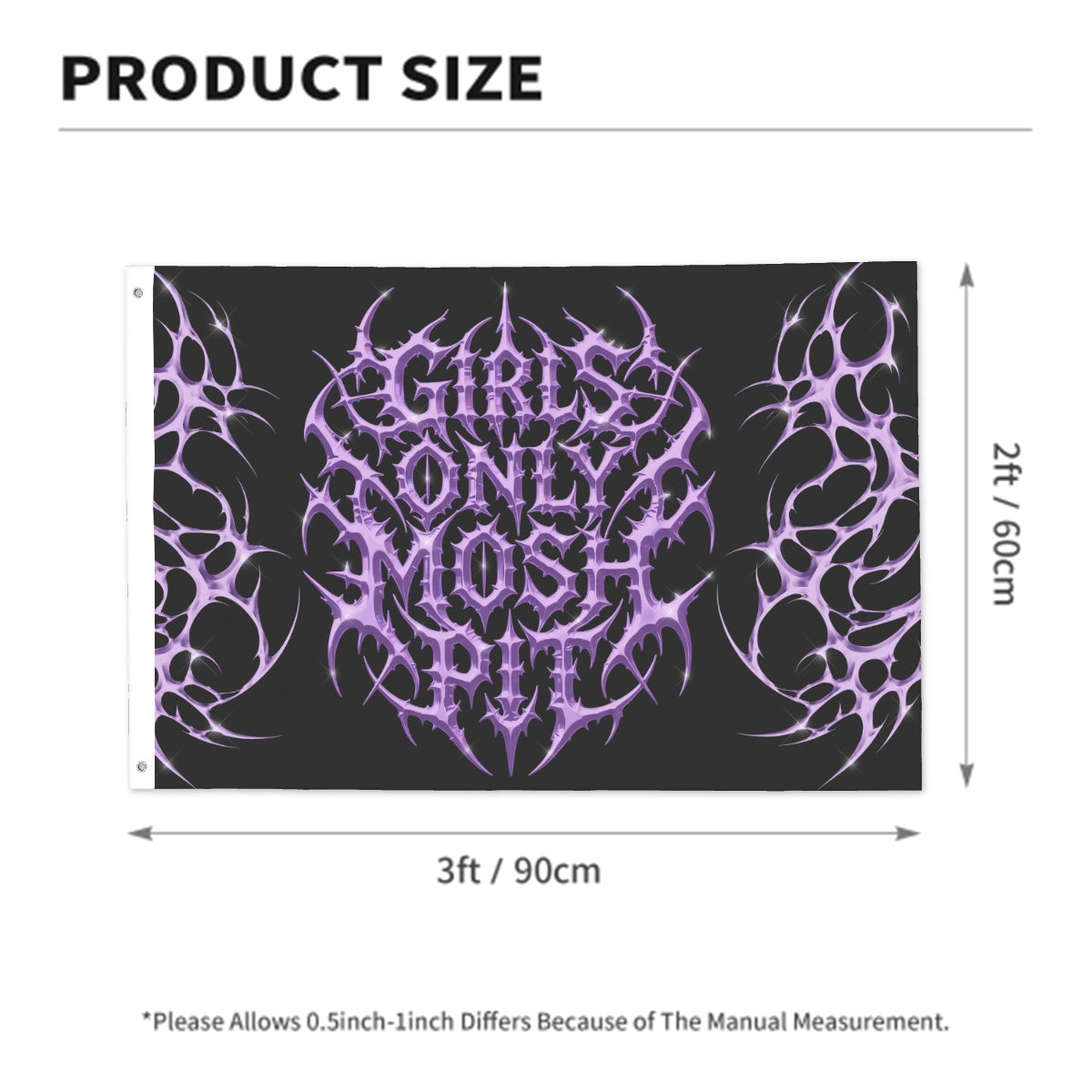 *Purple Vital GOMP Flag (36"x24")
