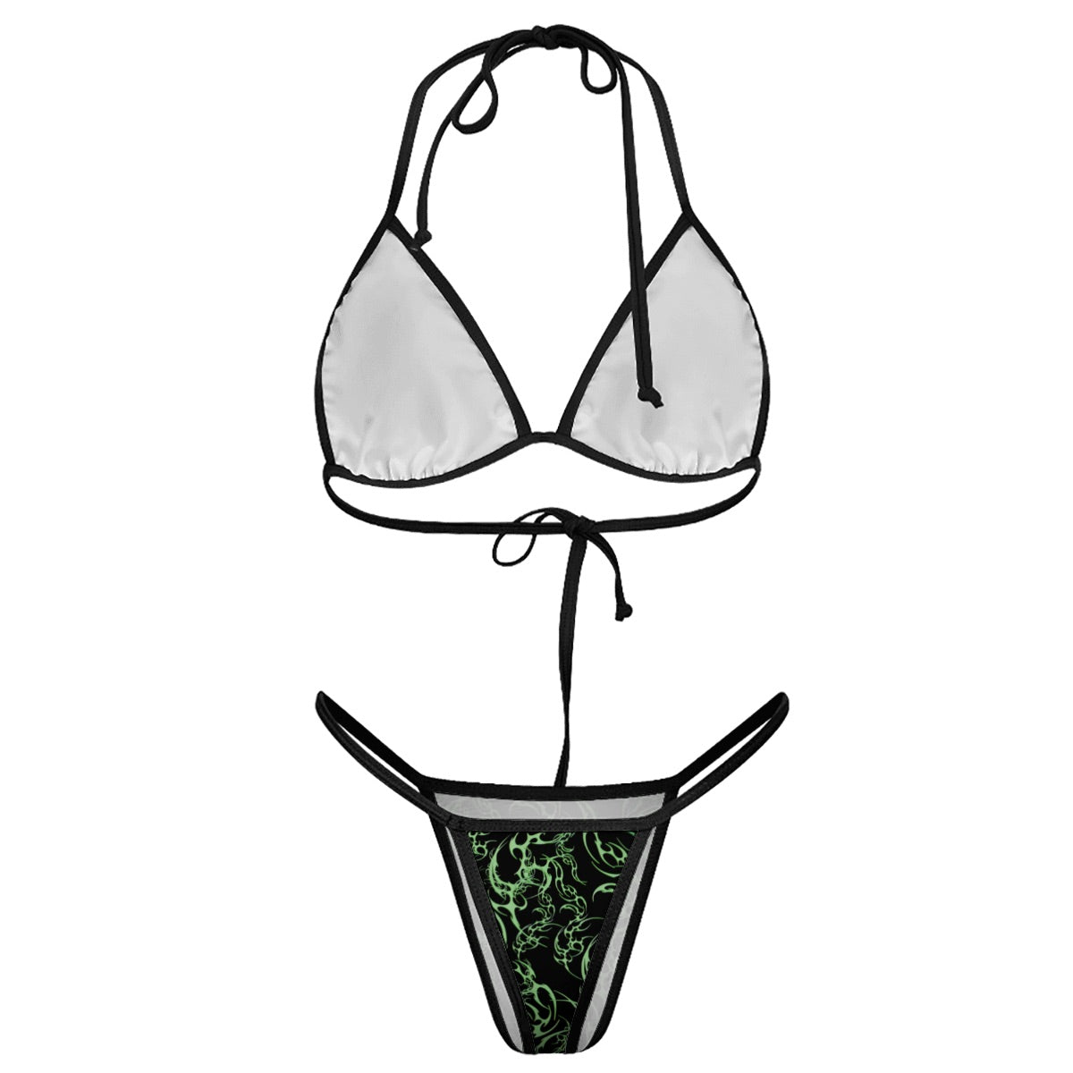 Green Dreamz Thong Bikini Set