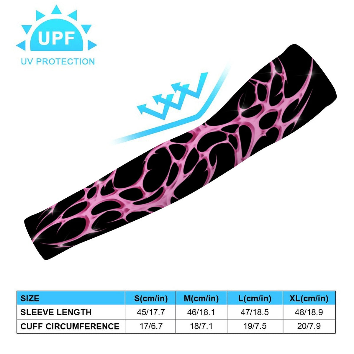 *Pink Vital Arm Sleeves (Multiple Sizes)
