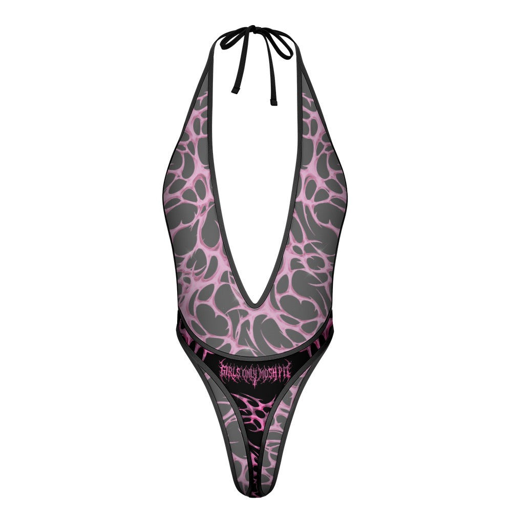 *Pink Vital Mesh Body Suit
