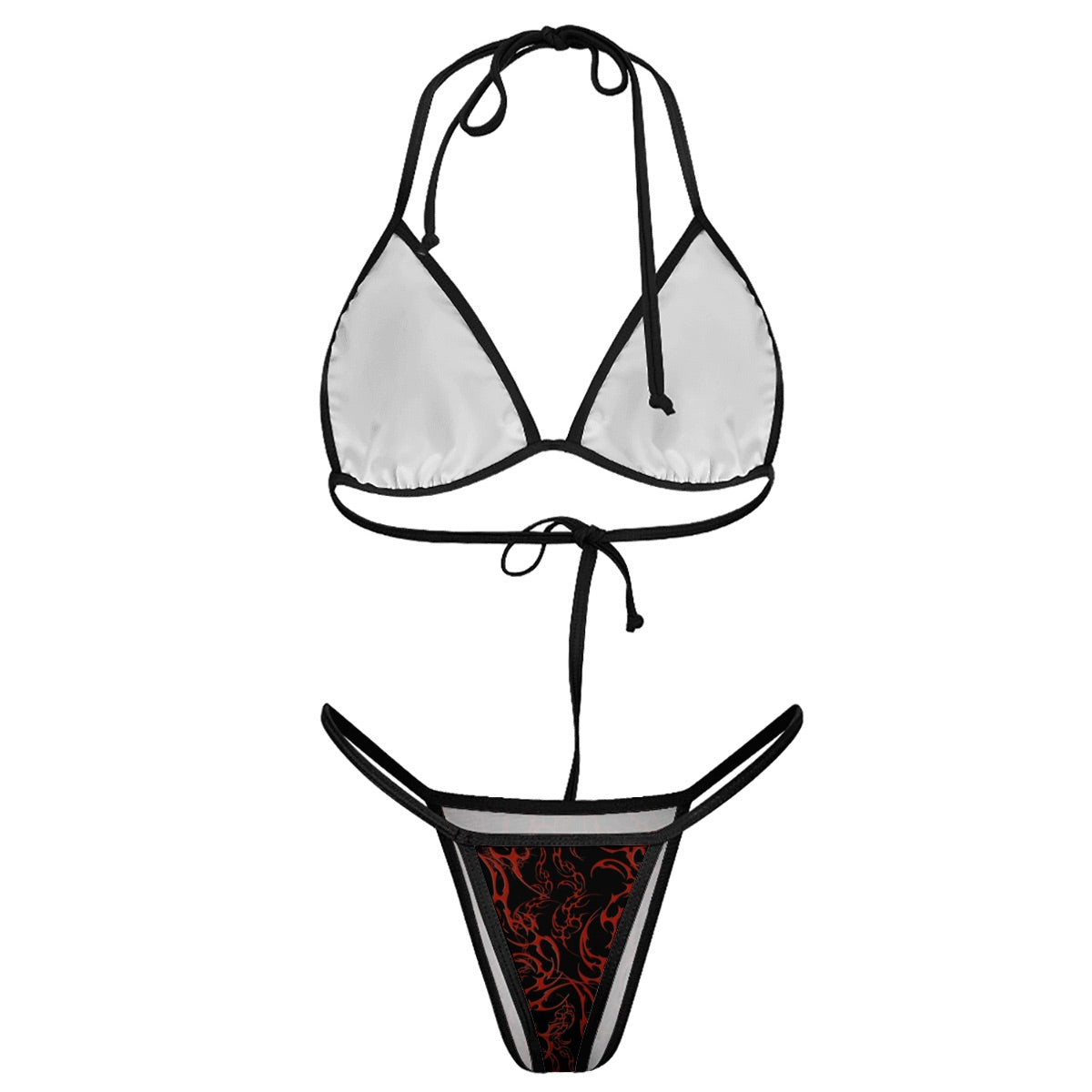 Red Dreamz Thong Bikini Set