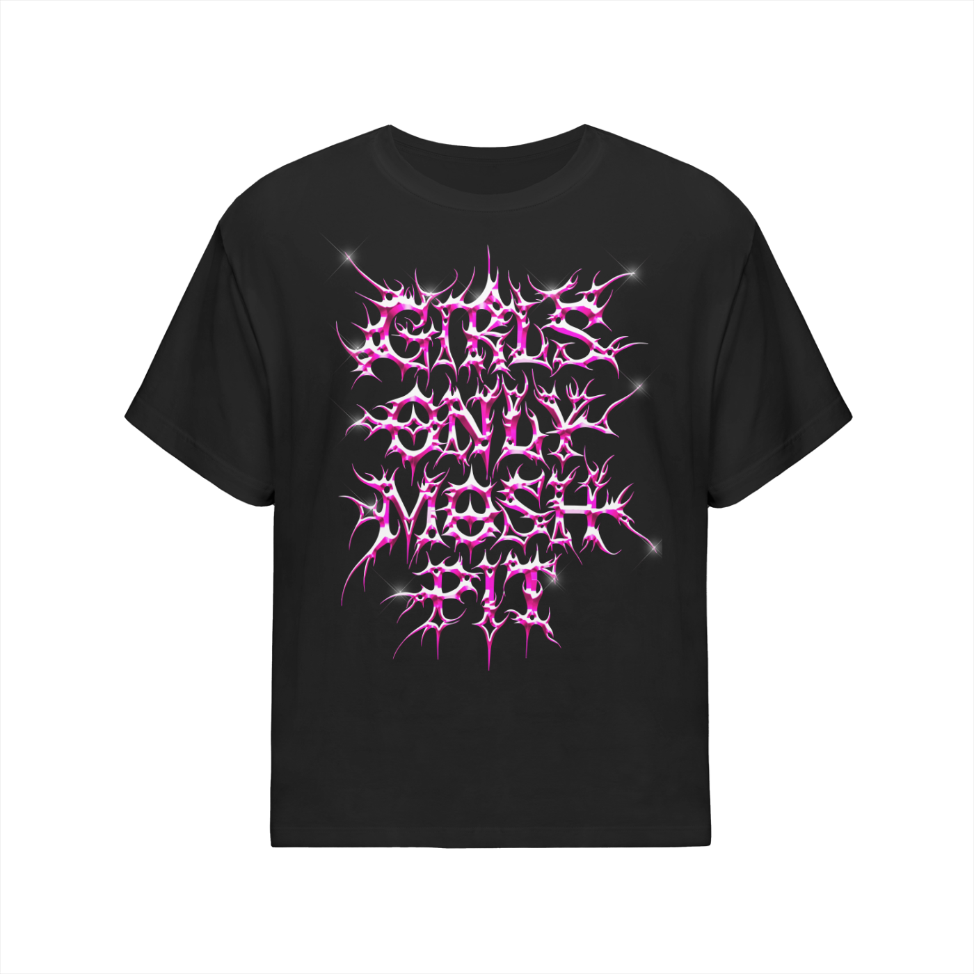 Pink Fuchsia 3D GOMP Oversized Cotton T-Shirt