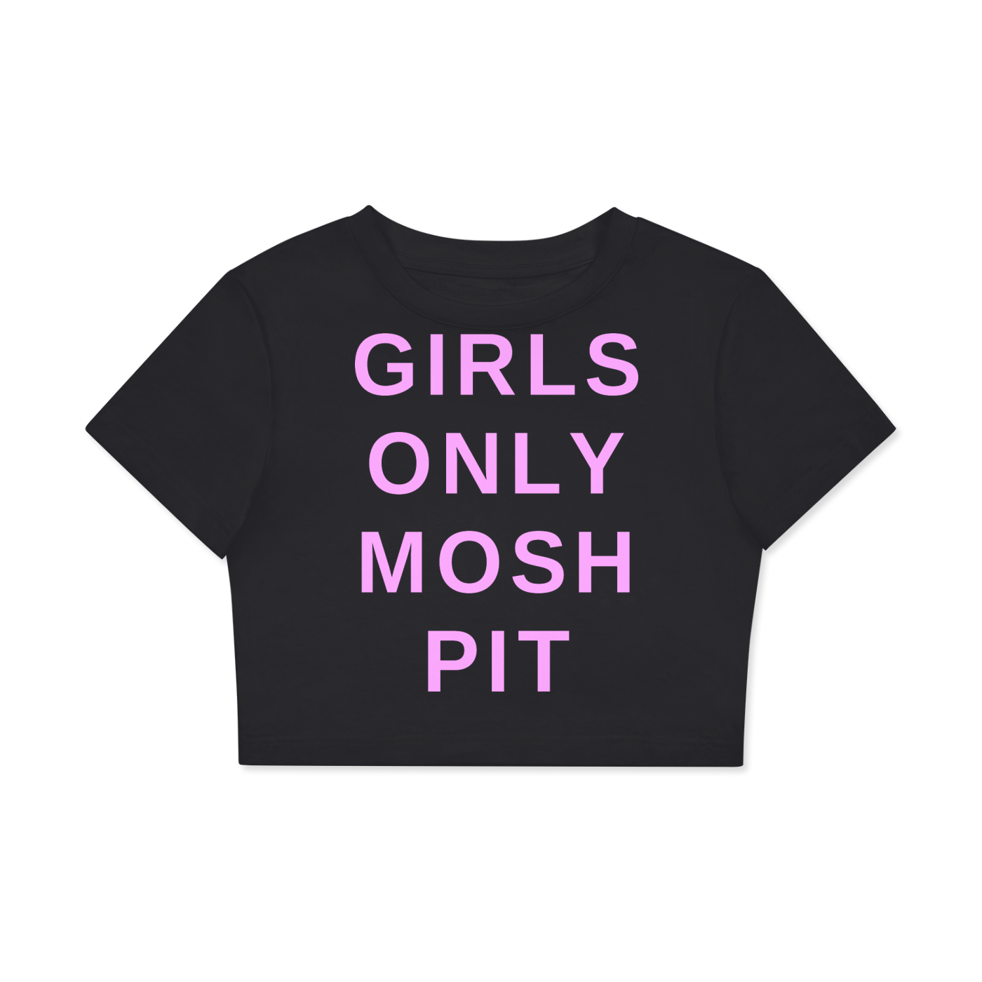 Pink Classic GOMP Crop Top Cotton