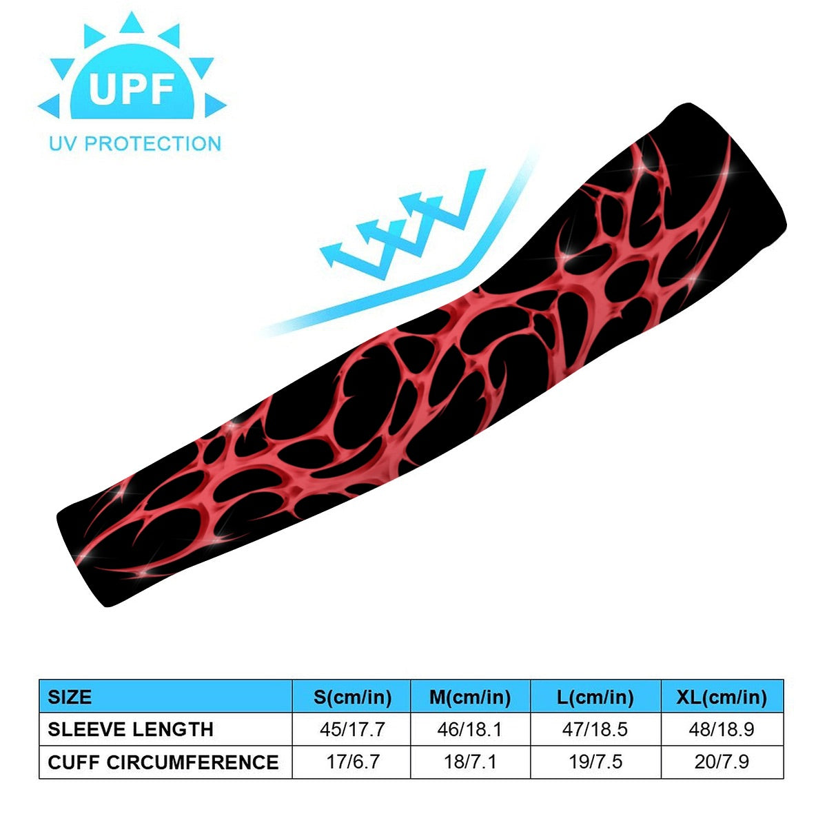 *Red Vital Arm Sleeves (Multiple Sizes)