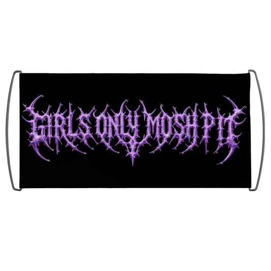 *Purple Vital GOMP Handheld Banner Flag